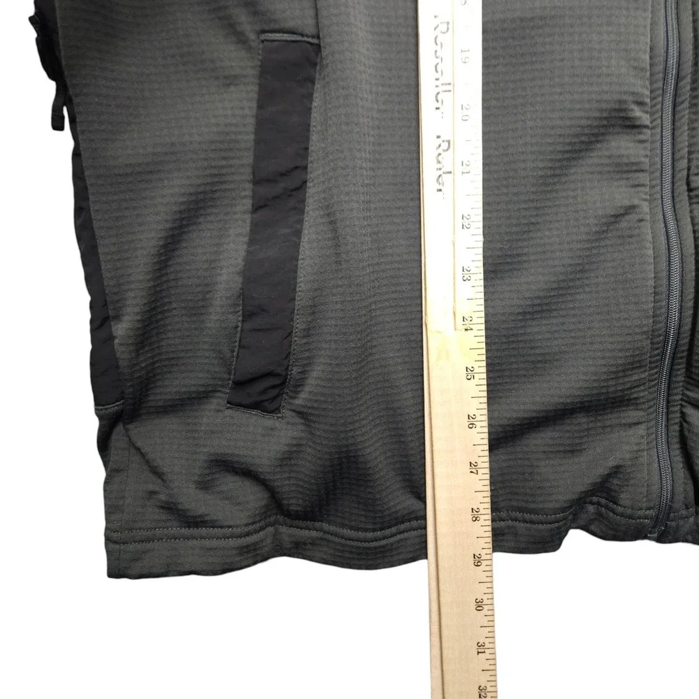 The North Face Men's Wayroute Full Zip Jacket Textured Waffle Knit Gray XL